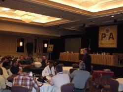 Paul McCarthy speaking on internal organizing training