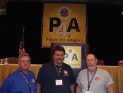 Local 101-Jackson - Delegate Dan Gregurich, Recording Secretary Dennis Parshall, President Denny Leutz