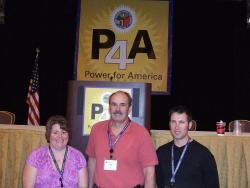 Local 107-Grand Rapids - Vice President Kelly Sall, President Dave Miller, Recording Secretary Jared Kadzban