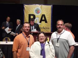 Local 388-Campbell - Recording Secretary Dan Pfeffer, Secretary-Treasurer Kelly Falconer, Vice President John Fischer
